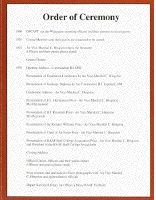 Order of Ceremony